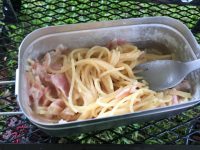 メスティンでパスタ!なんちゃってカルボナーラの調理法!