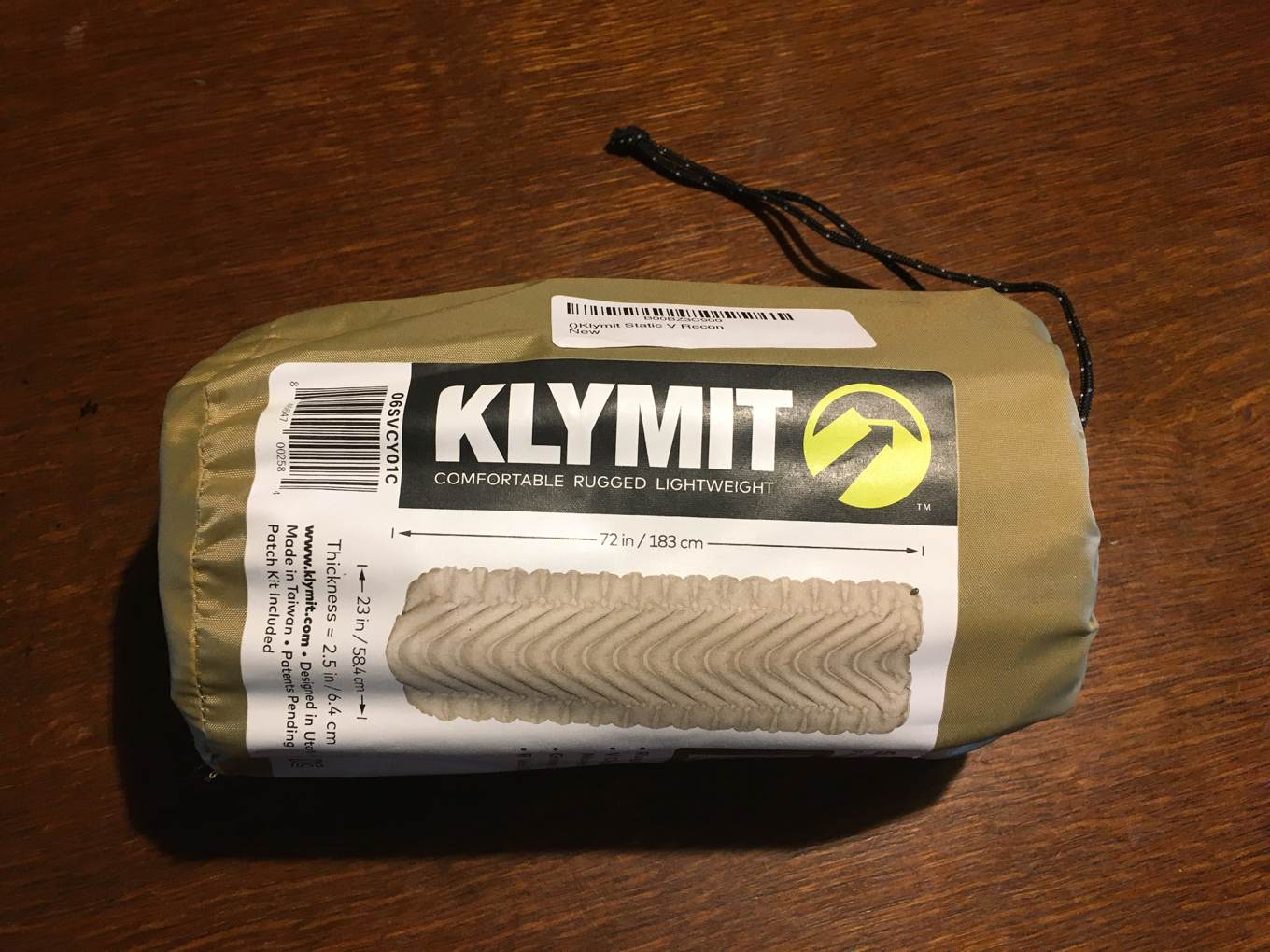 KLYMIT (クライミット) STATIC V RECON を購入！軽くて超コンパクトな 