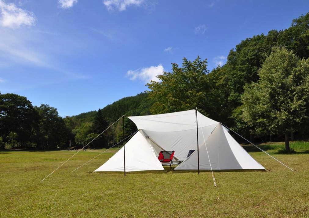 テント タープ 連結