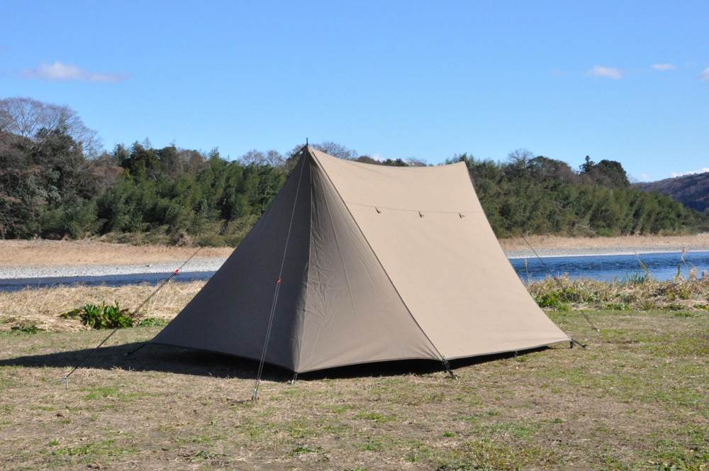 炎幕・炎幕DX】tent-Mark DESIGNSよりコットン100%のツーポールテント 