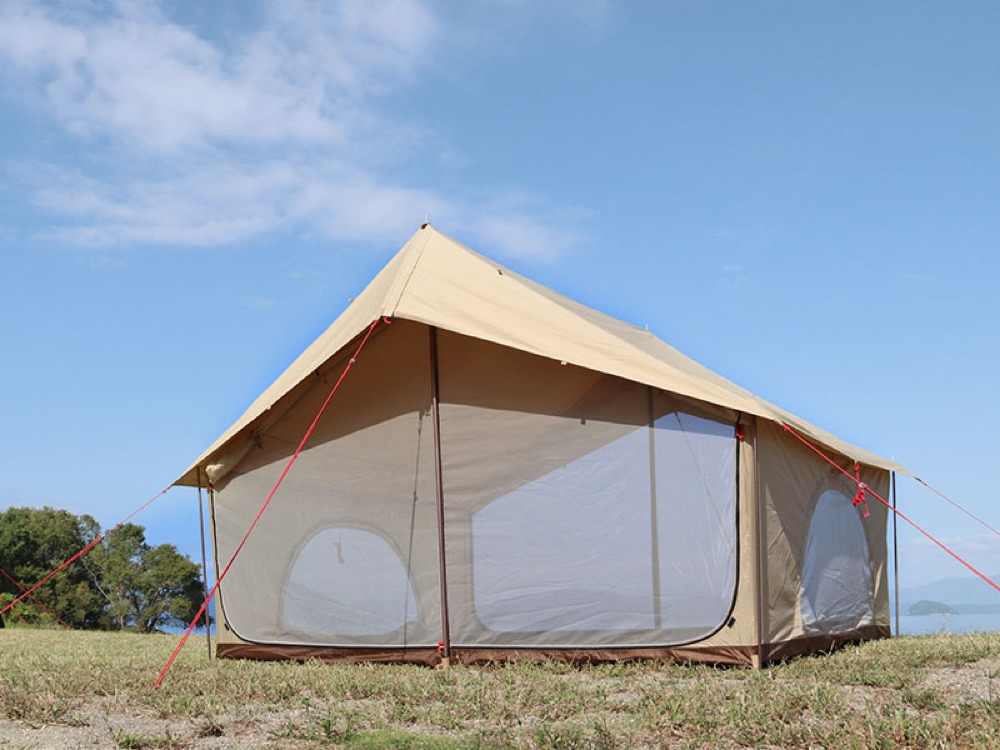 エイテント】DODよりクラシックな外観と機能性を両立させたA型テントが 
