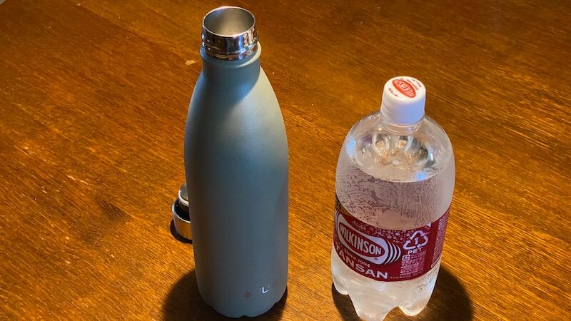 FLSK(フリスク)ボトル 保冷テスト 炭酸