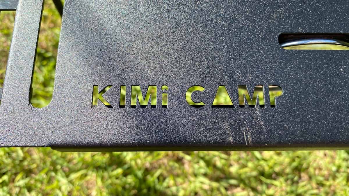 KIMI CAMP アイアンプレートIT03 ロゴ